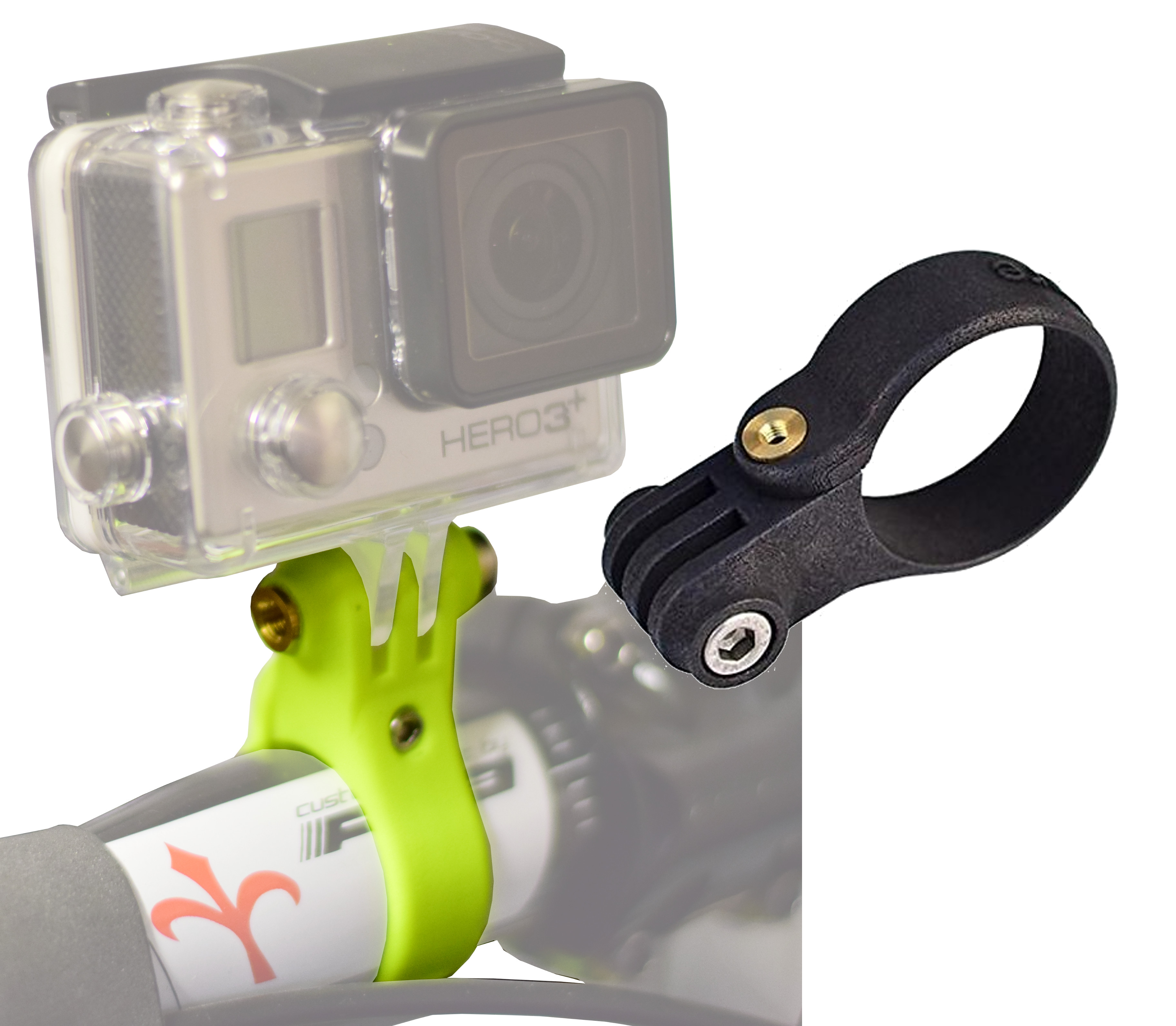 RACEWARE GOPRO HERO CAMERA 31.8 HANDLEBAR MOUNTING BRACKET FOR CAMERA